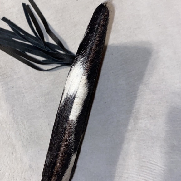New Handmade Real Cowhide Wristlet Clutch Wallet Double Side Hair On - Picture 6 of 6